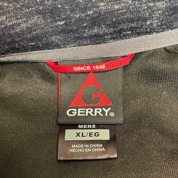 Gerry Mock Neck Zip Up Stretch Knit Sweater Jacket - Picture 4 of 6